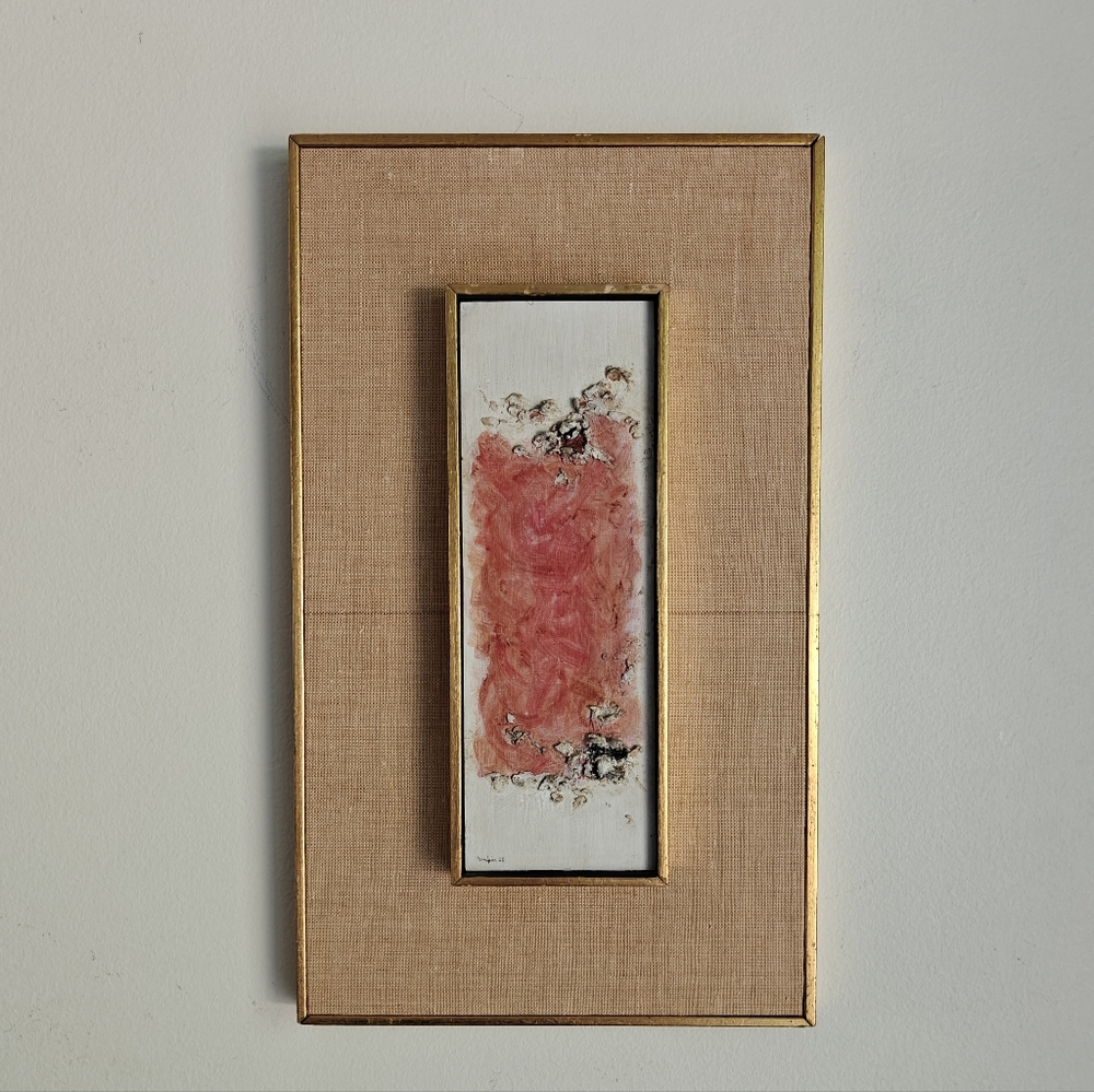 Original Fernand Toupin Mixed Media Art Painting